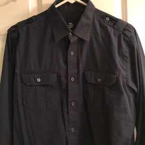 Dark Blue Button Down